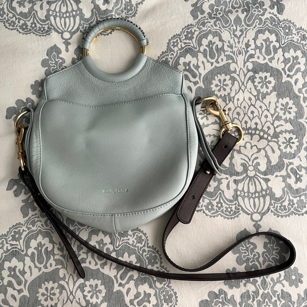 See by Chloé blue crossbody bag